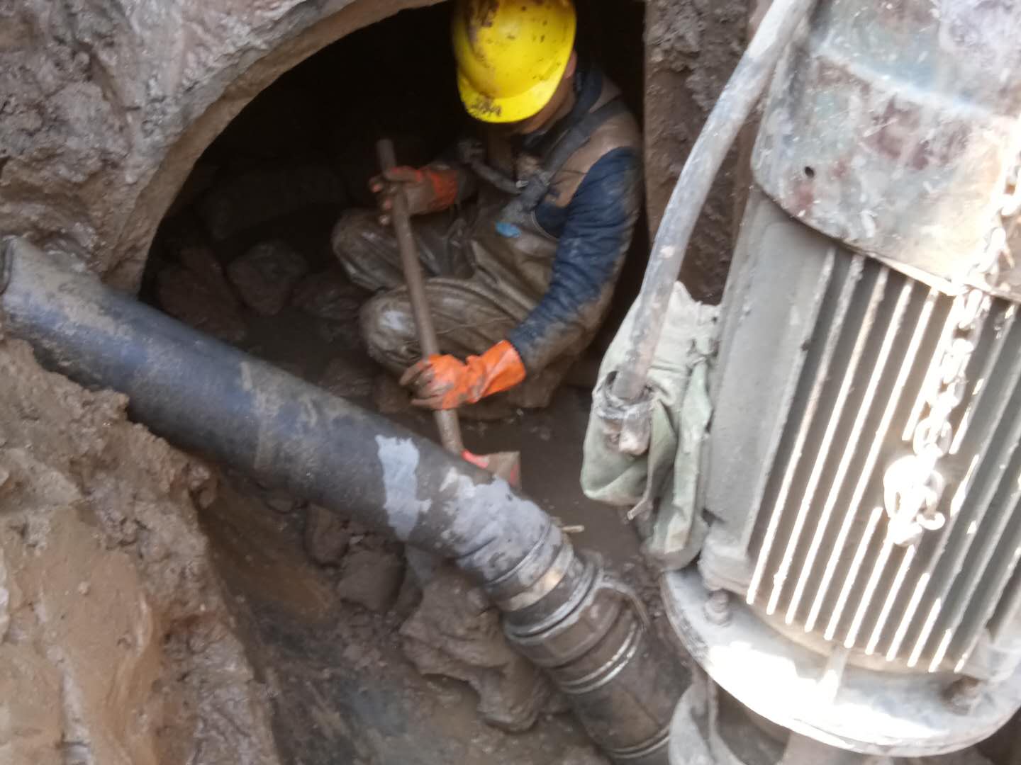 文殊镇管道清淤