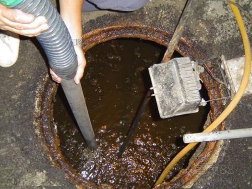 文殊镇隔油池清理